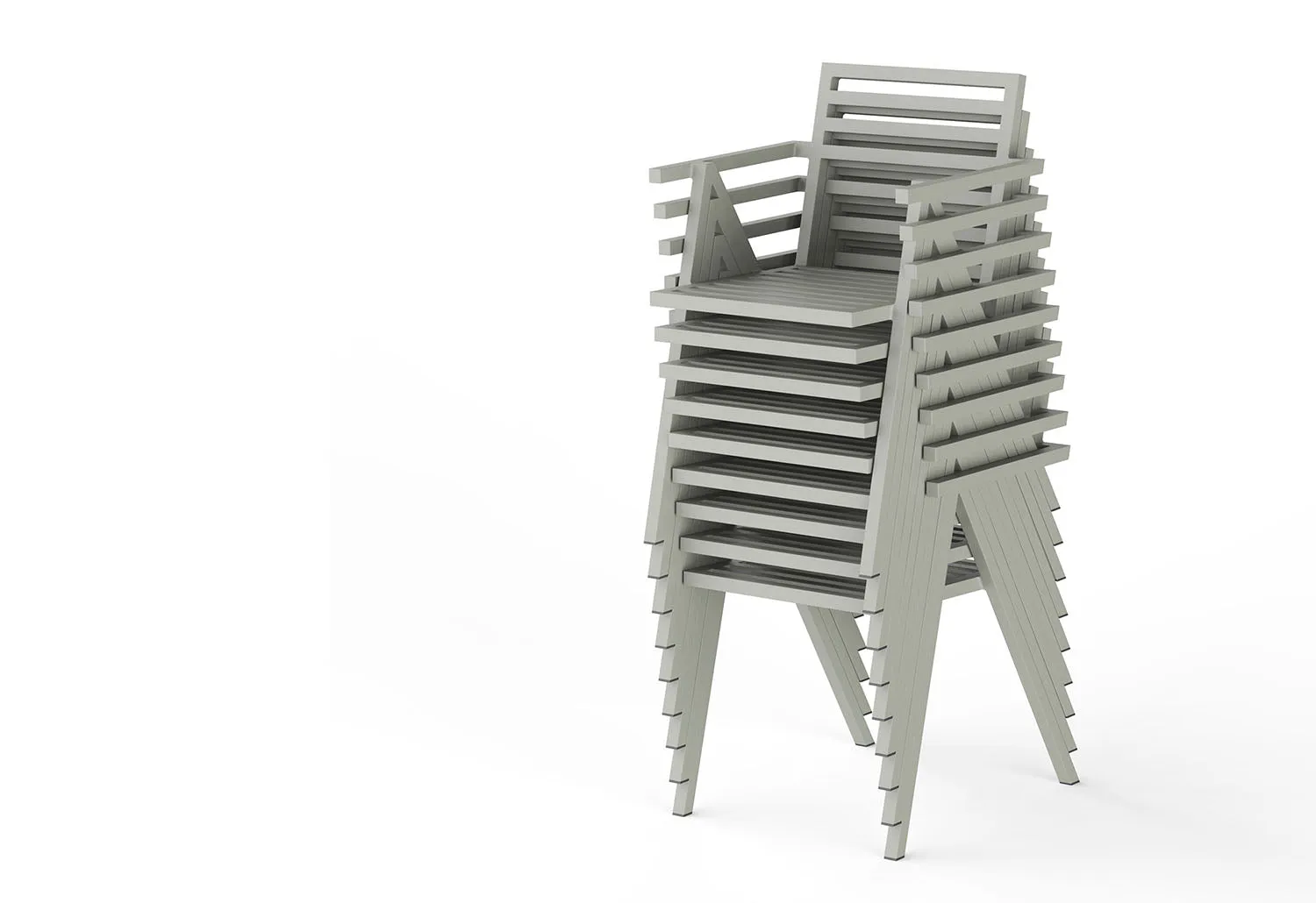 19 Outdoors Stacking Armchair
