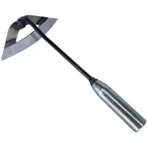 1Pc, All-Steel Hardened Hollow Hoe, Handheld Weeding Rake, Planting Vegetable Farm Garden Agriculture Tool Weeding Accessories