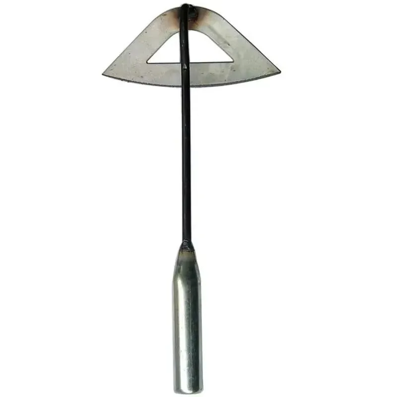 1Pc, All-Steel Hardened Hollow Hoe, Handheld Weeding Rake, Planting Vegetable Farm Garden Agriculture Tool Weeding Accessories