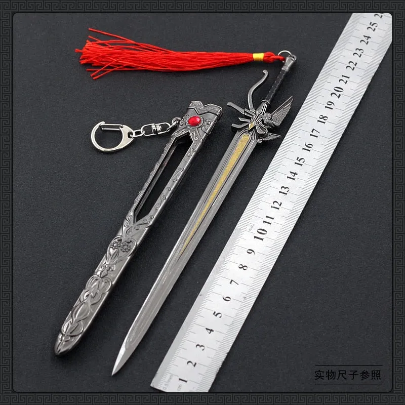 22cm Kingsglaive Final Fantasy XV Game Movie Peripheral Full Metal Sword Weapon Model Replica Ornament Crafts Doll Equipment Boy