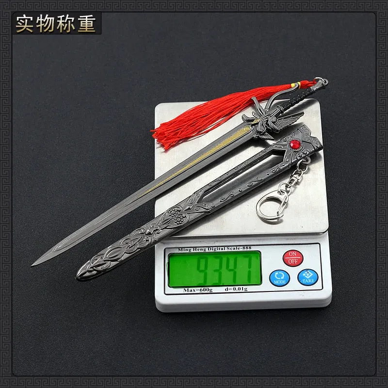 22cm Kingsglaive Final Fantasy XV Game Movie Peripheral Full Metal Sword Weapon Model Replica Ornament Crafts Doll Equipment Boy