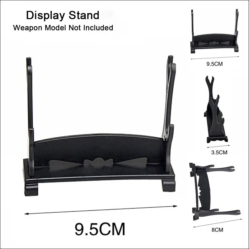 37.5CM Anime Peripherals Cold Weapons Models Three-section Stick Zinc Alloy Material Replica Miniature Decoration Toys for Kids