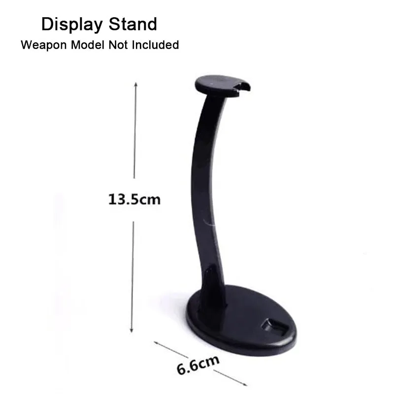 37.5CM Anime Peripherals Cold Weapons Models Three-section Stick Zinc Alloy Material Replica Miniature Decoration Toys for Kids