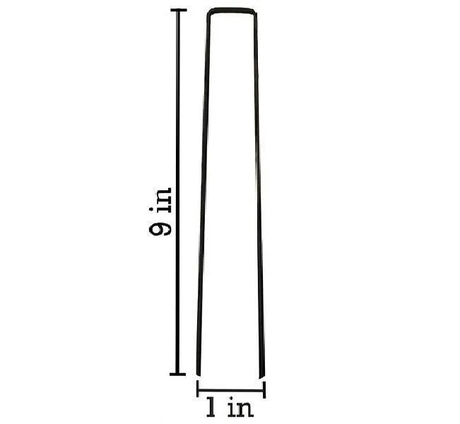 9 in. Landscape Staples - 11 Gauge