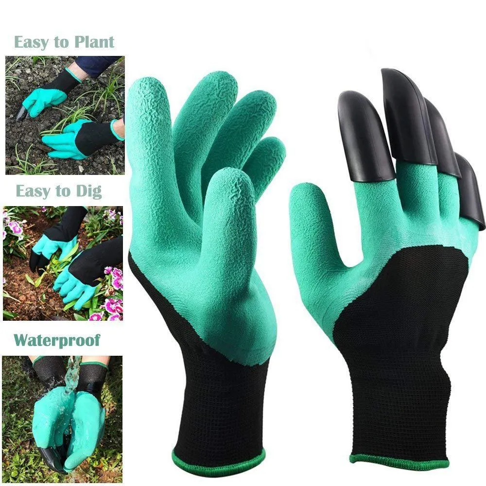 ABS Plastic Garden Gardening Gloves Digging Planting 4 Claws Garden Working Accessories Hot Selling New For Digging Planting
