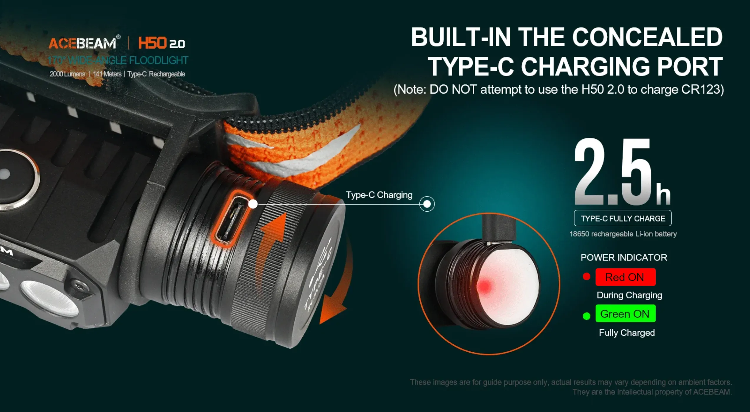 Acebeam - H50 v2.0 (2000 Lumens)