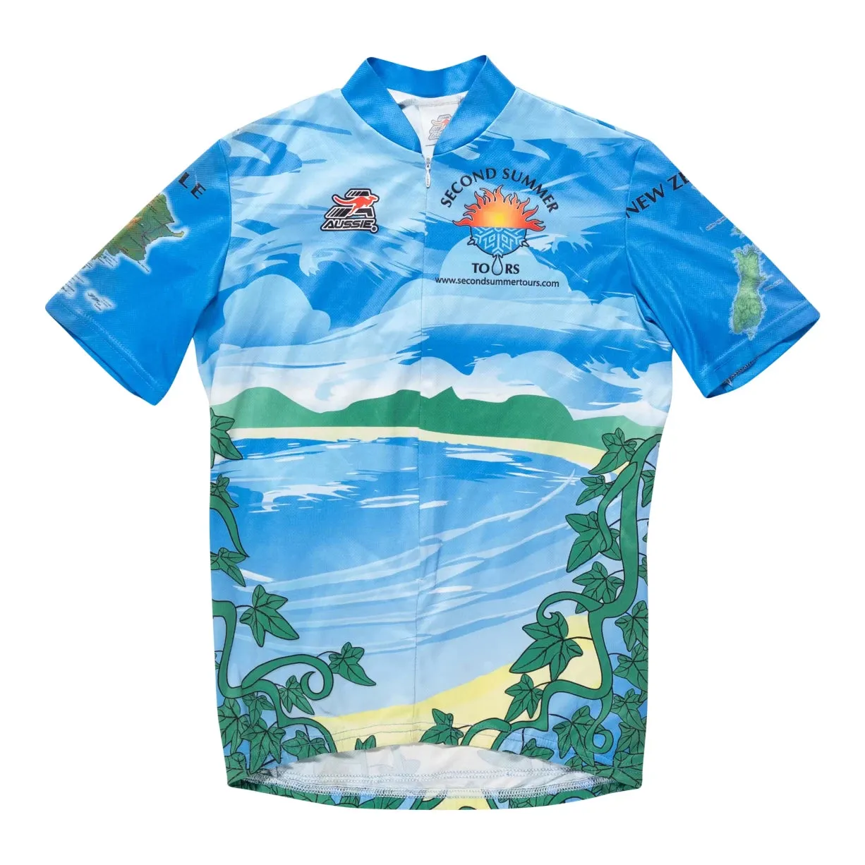 Aussie Cycling 3/4 Zip Cycling Jersey