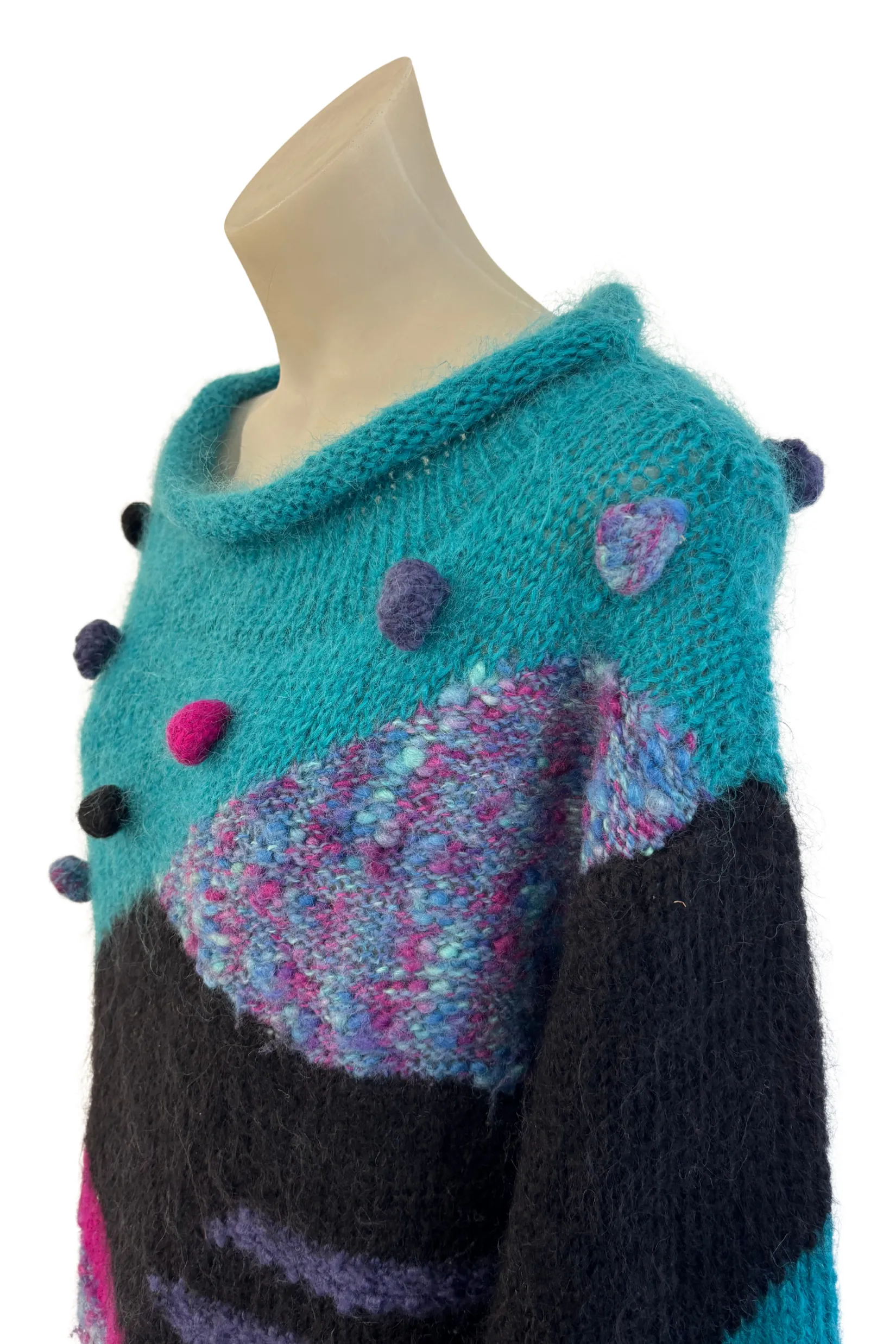 Beautiful vintage mohair knit jumper, L