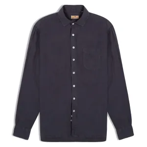 Burrows & Hare Linen Shirt - Charcoal