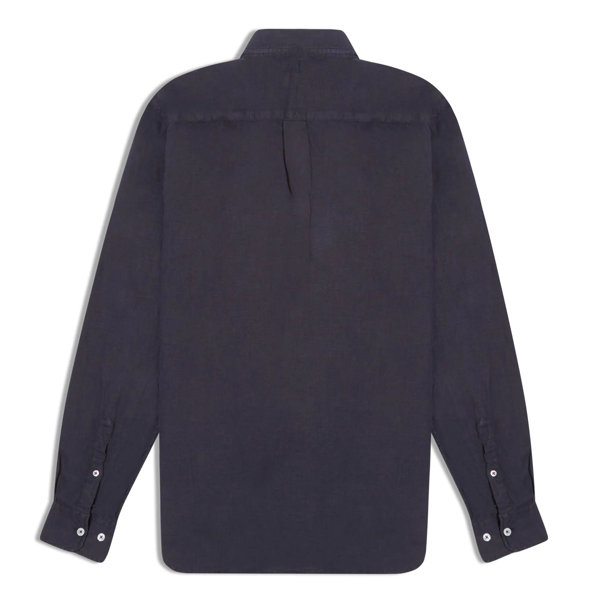 Burrows & Hare Linen Shirt - Charcoal