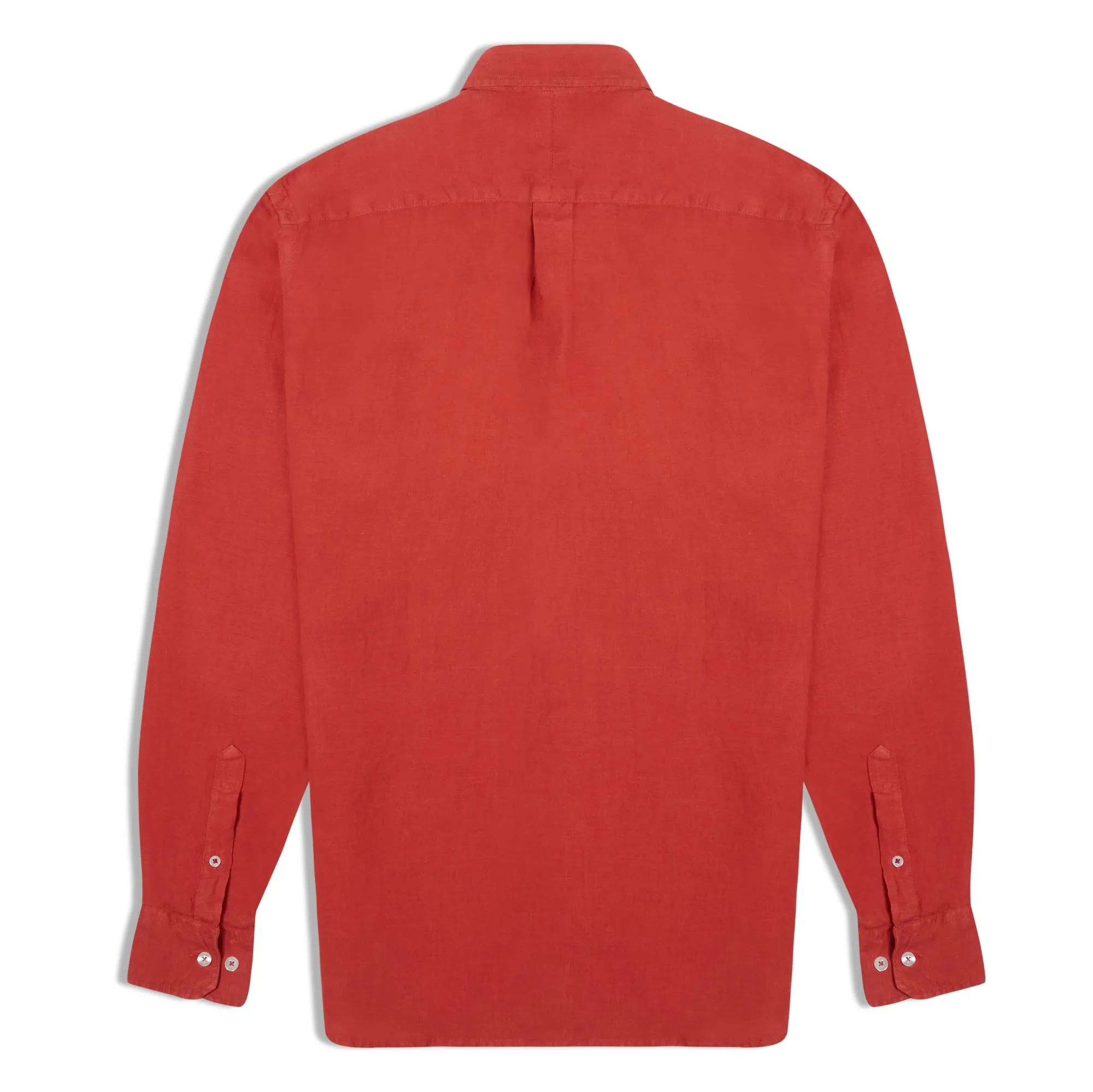 Burrows & Hare Linen Shirt - Rust