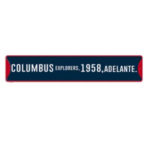 Columbus Explorer 1958 Man Cave Sign