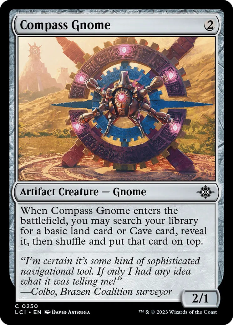 Compass Gnome (LCI-250) - The Lost Caverns of Ixalan [Common]