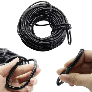 DIY Crafts Drip Irrigation Irrigation 8/11mm Hose 3/8 Inch Drip Garden Hose Watering and Irrigation Agriculture Pipe for Your Gardening Filers DIY Works (2 Mtr Meter, Black)
