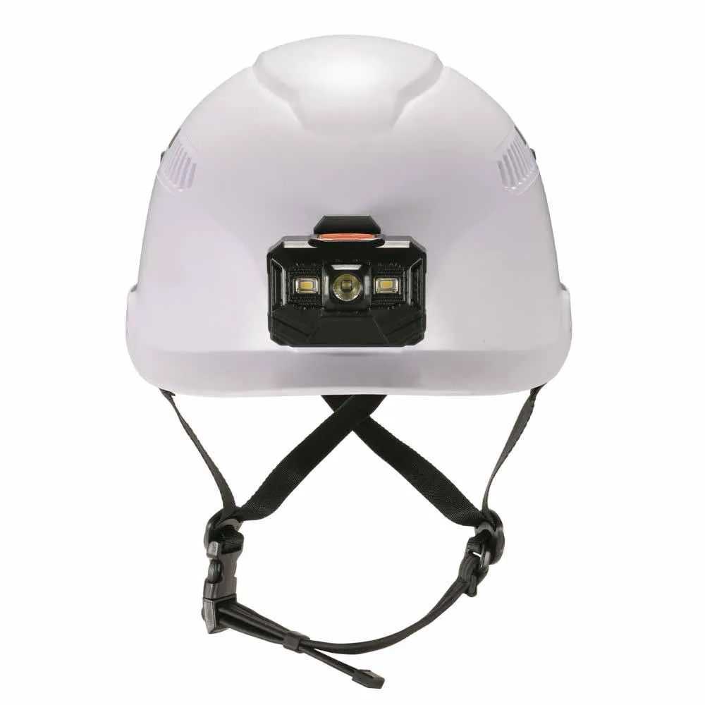 Ergodyne 60265 8977LED White Safety Helmet LED Light Vented Type 2 Class C