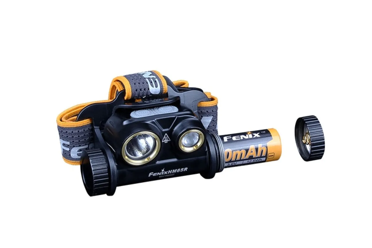 Fenix HM65R Rechargeable 1400 Lumen Headlamp 1 * 18650 Battery Included