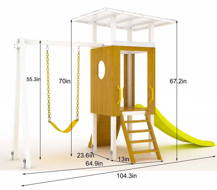 Forest Small - Outdoor Toddler Swing set
