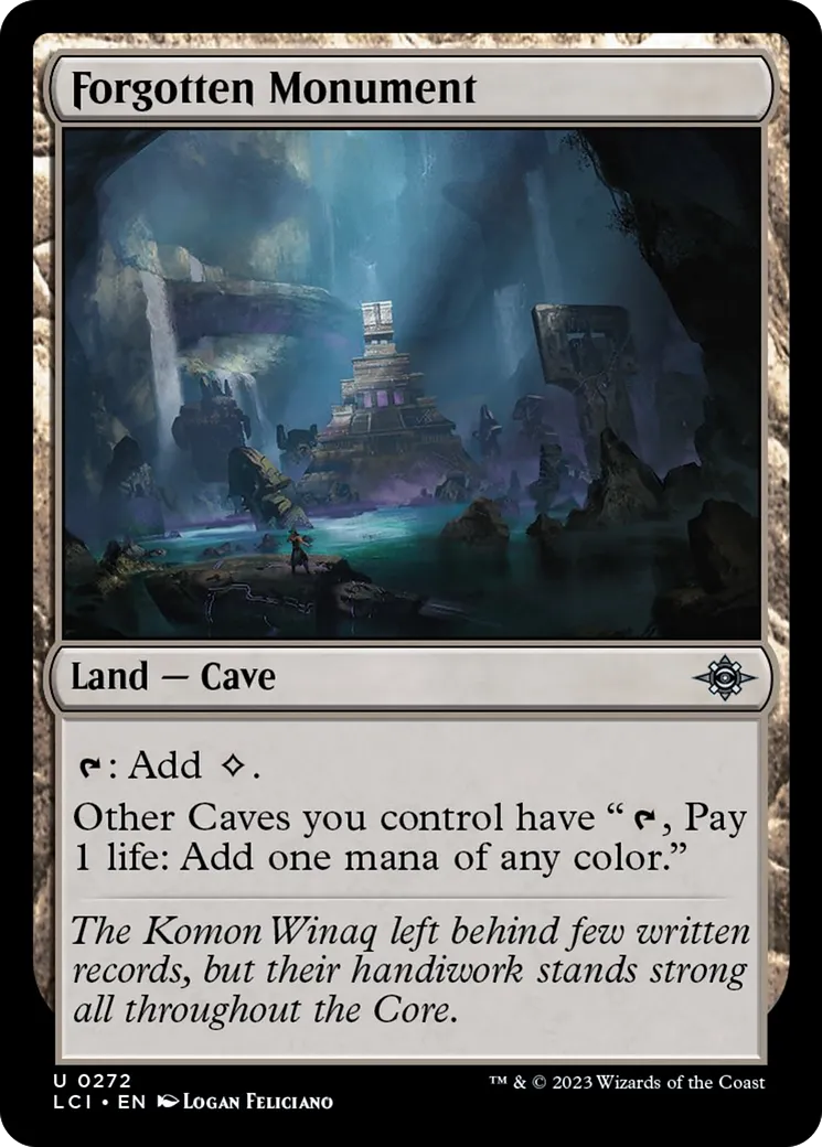 Forgotten Monument (LCI-272) - The Lost Caverns of Ixalan [Uncommon]
