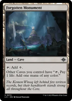 Forgotten Monument (LCI-272) - The Lost Caverns of Ixalan [Uncommon]
