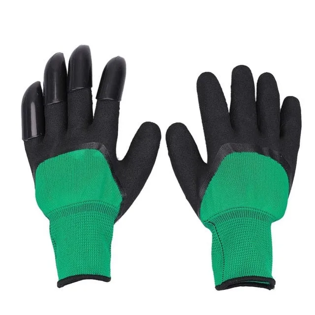 Garden Claw Gloves For Digging, Planting & Raking