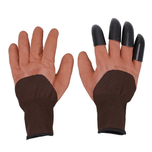 Garden Claw Gloves For Digging, Planting & Raking