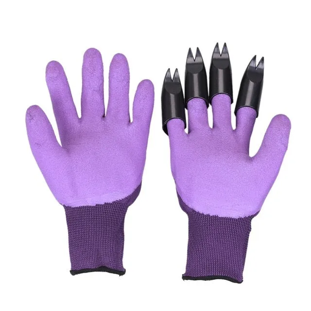 Garden Claw Gloves For Digging, Planting & Raking