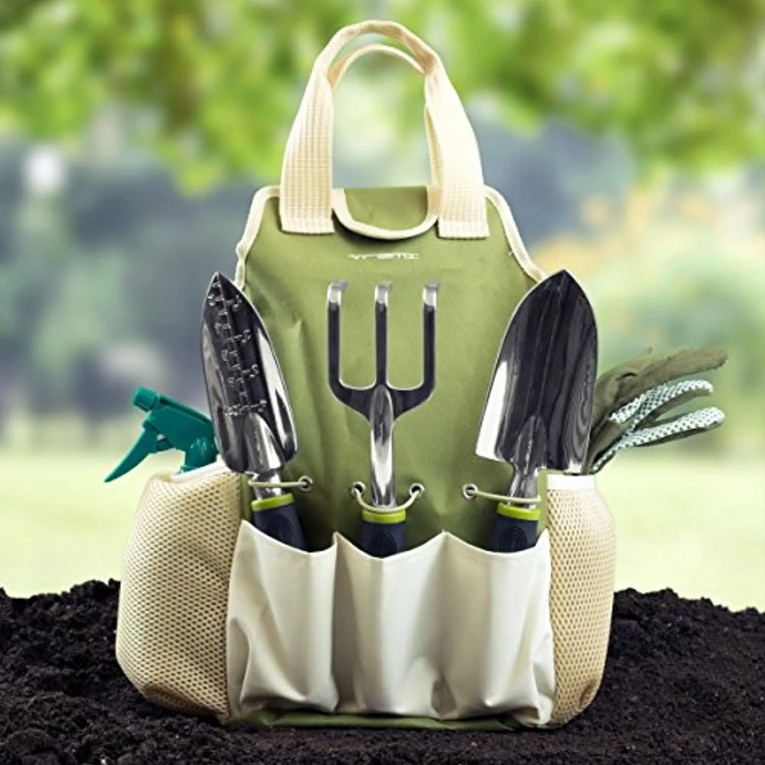 Garden Tool Set-Garden Tools with Garden Gloves and Garden Tote