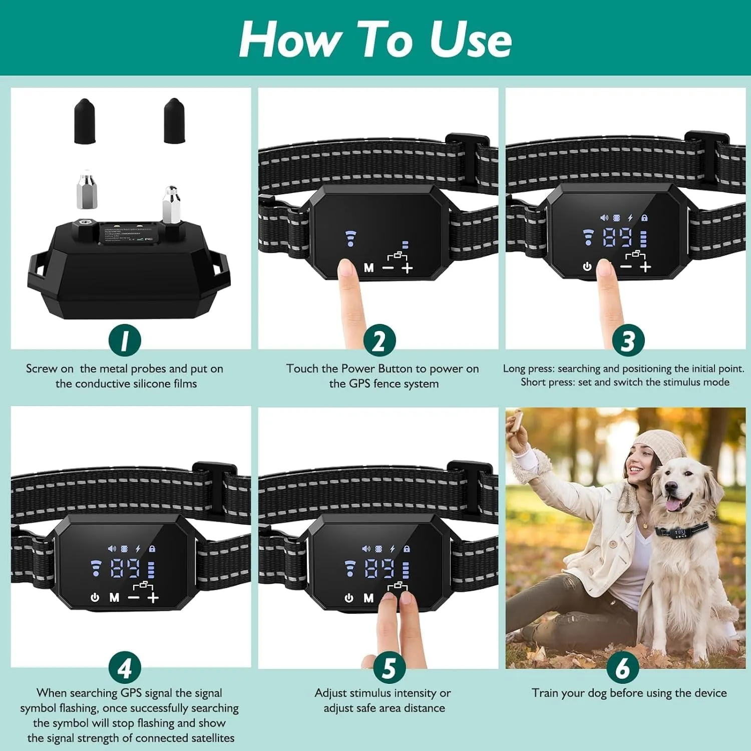 GPS Wireless Dog Fence System