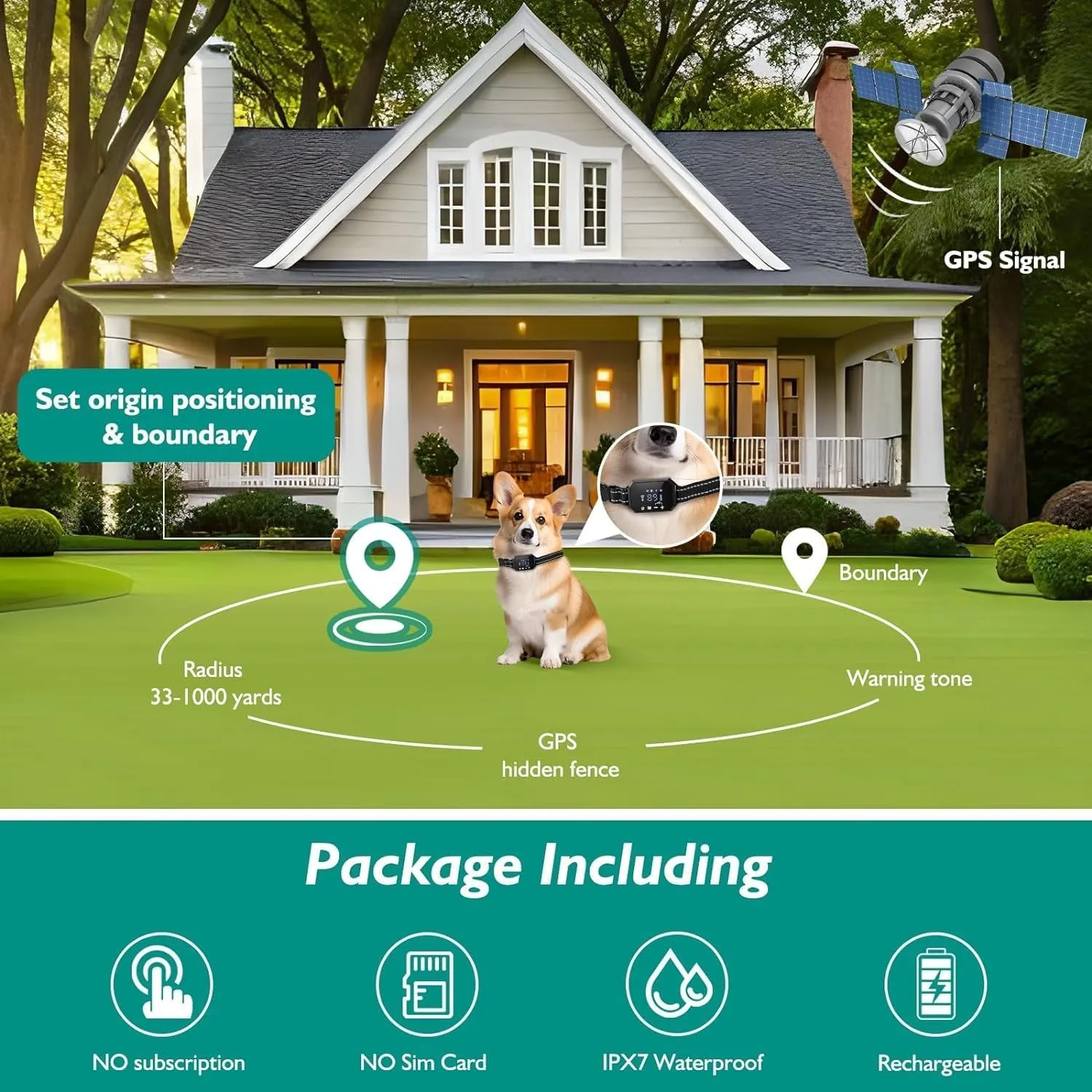 GPS Wireless Dog Fence System