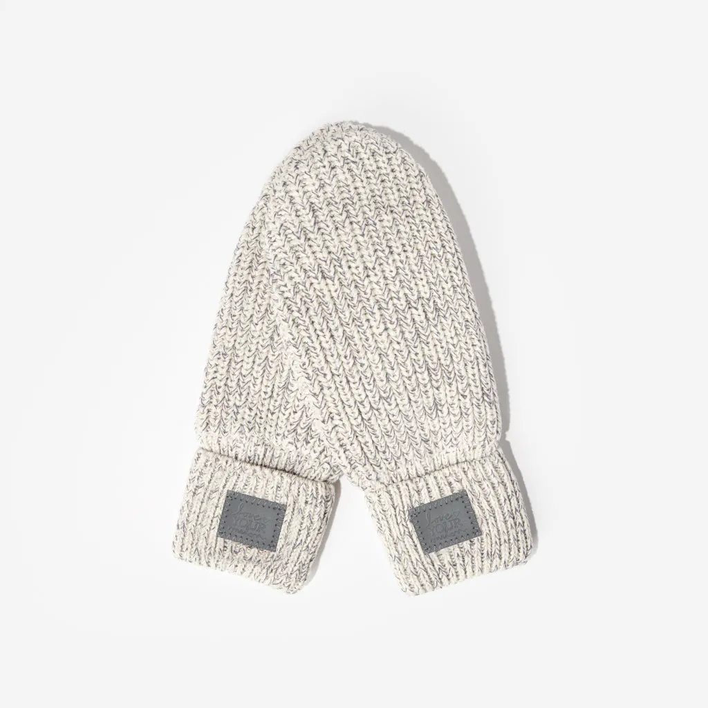 Gray Speckled Mittens