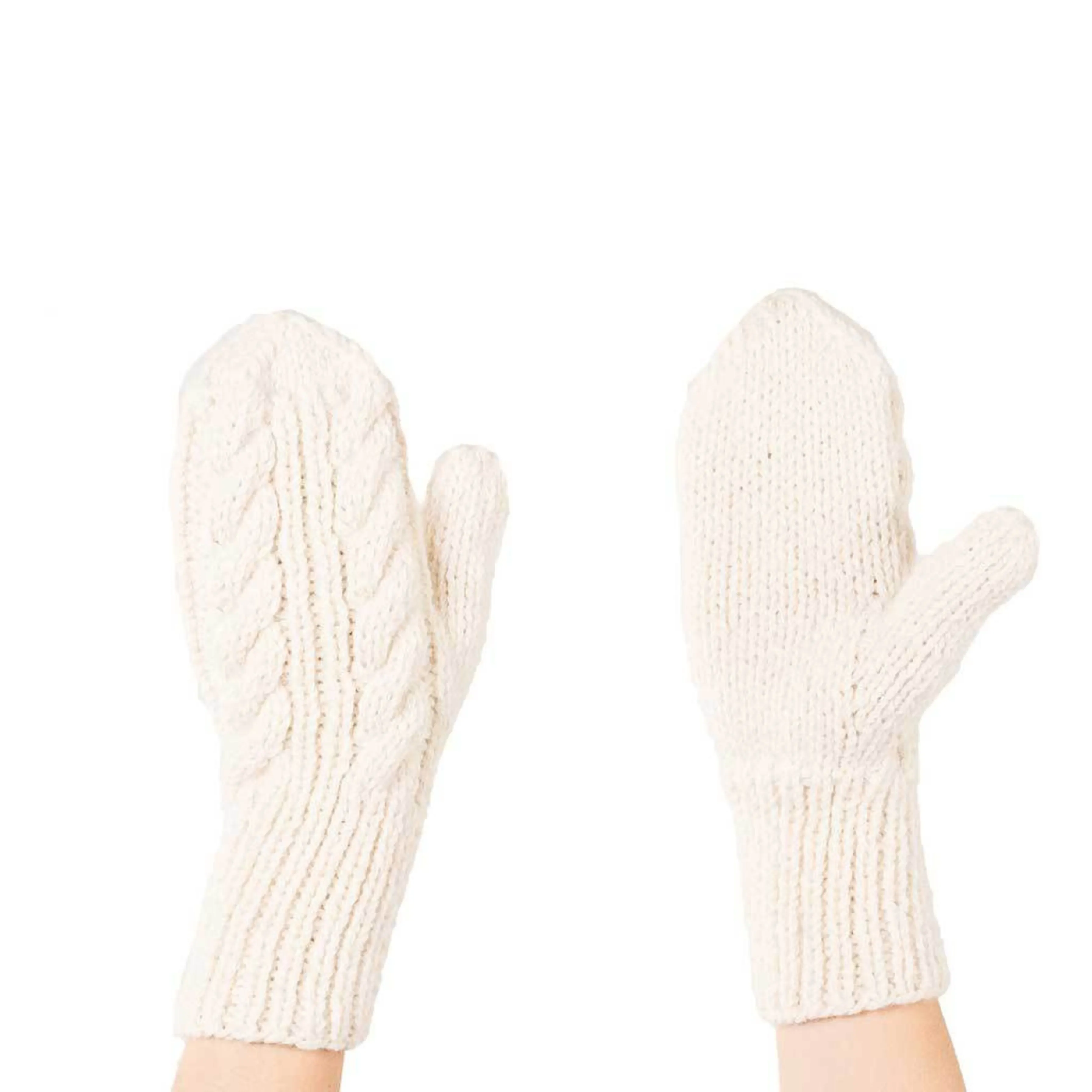 Hand-Knit Alpaca Mittens