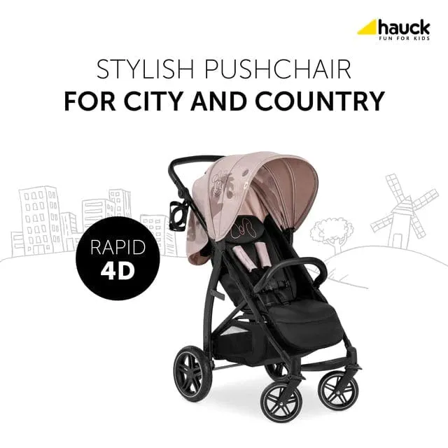 Hauck Rapid 4D Pushchair - Minnie Mouse Rose