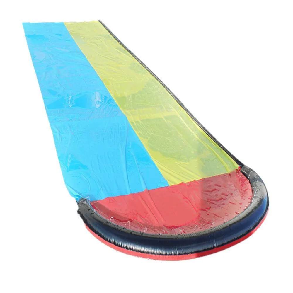 Inflatable Automatic Sprinkler Rainbow Water Slide