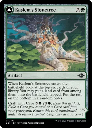 Kaslem's Stonetree // Kaslem's Strider (LCI-197) - The Lost Caverns of Ixalan [Common]