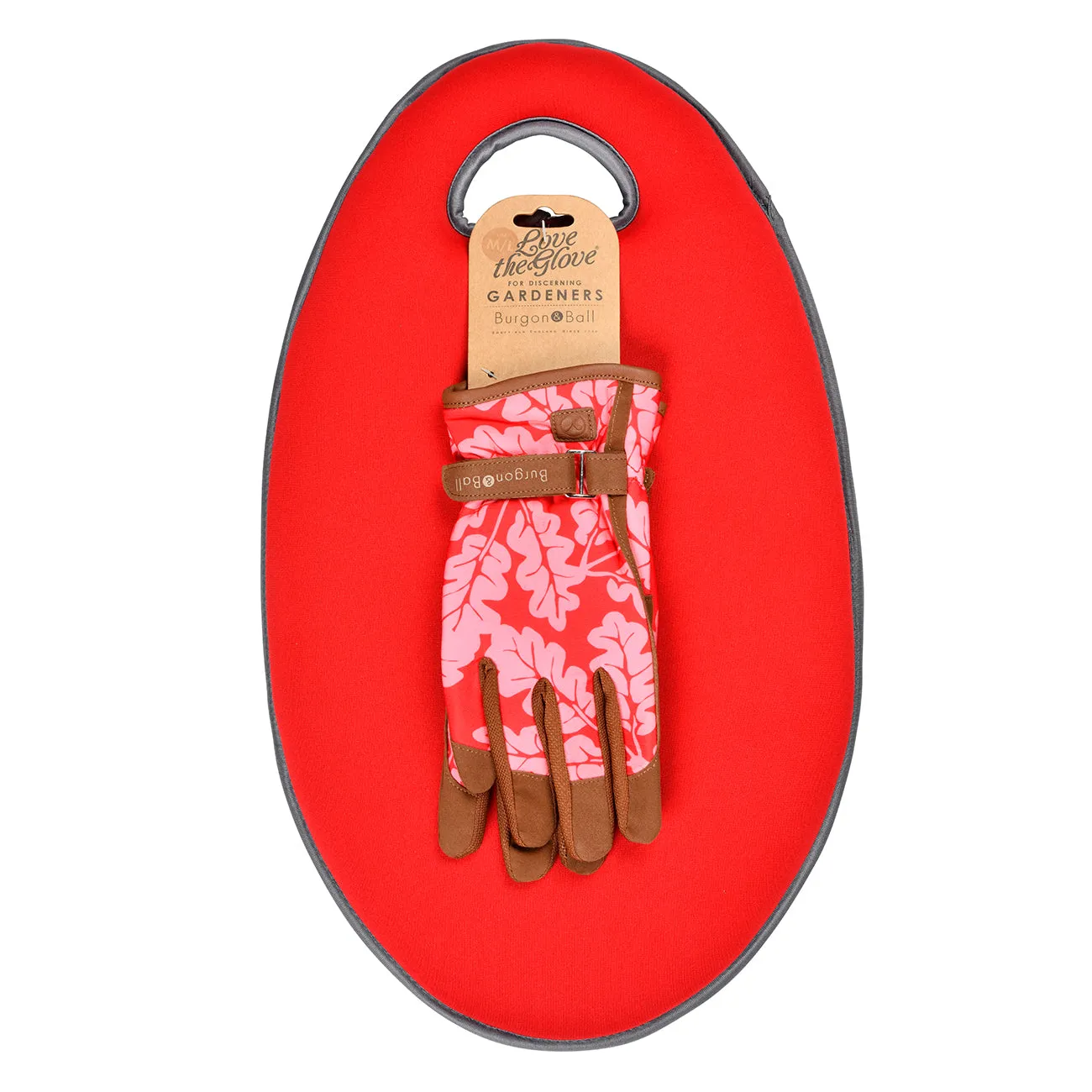 Kneelo® Garden Kneeler and Gardening Gloves Bundle - Poppy
