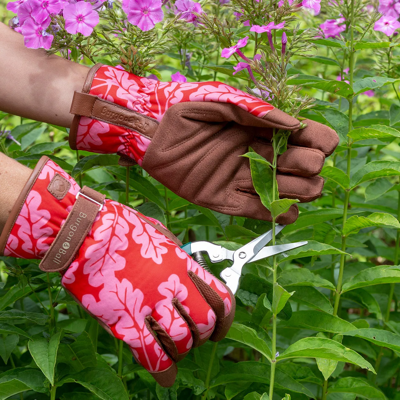 Kneelo® Garden Kneeler and Gardening Gloves Bundle - Poppy