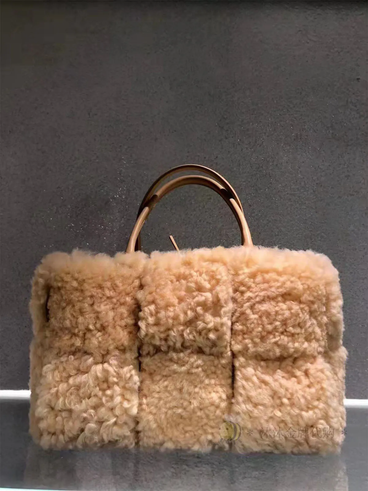 Large Capacity Plush Lamb Wool Tote Bag