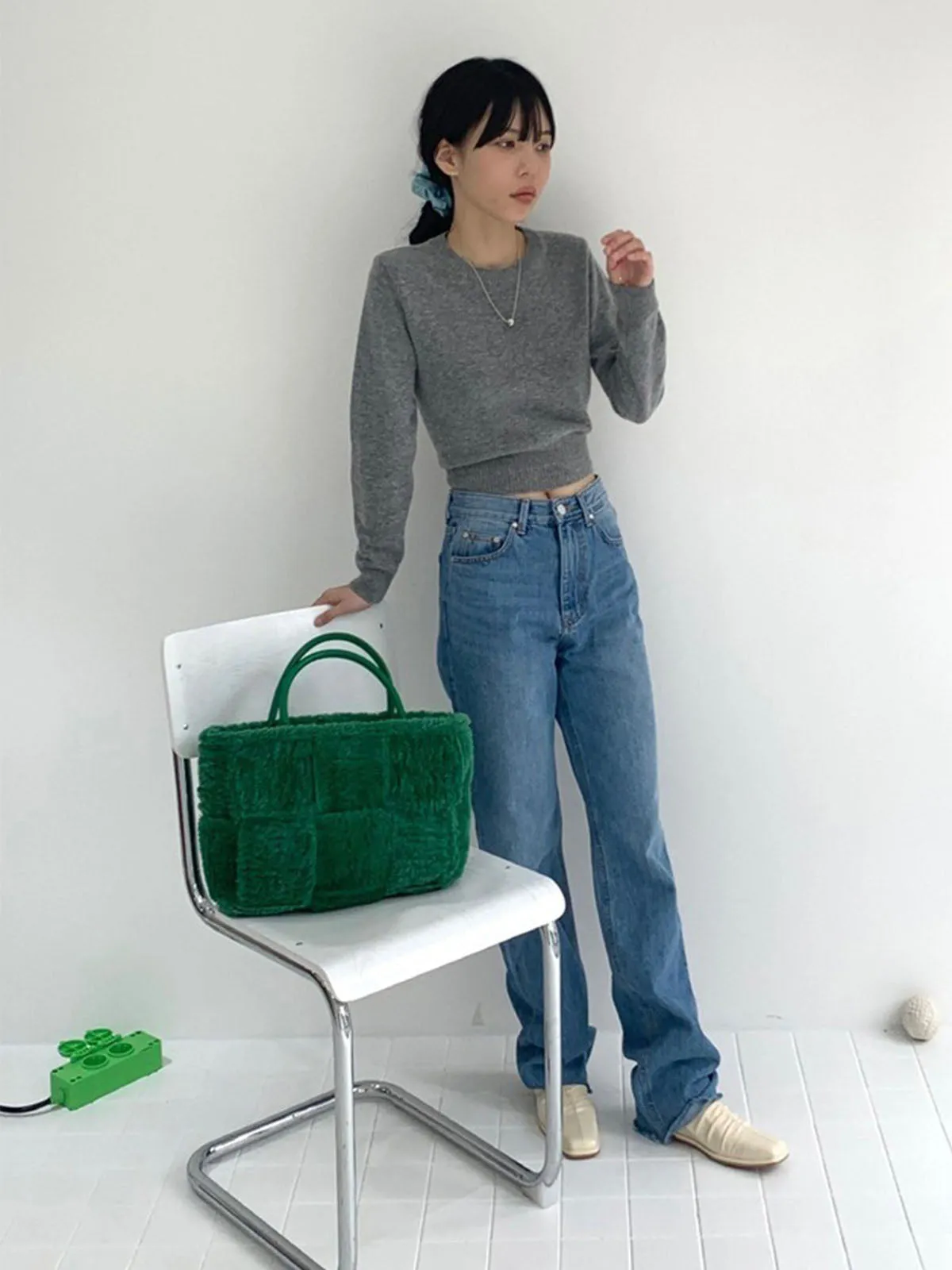 Large Capacity Plush Lamb Wool Tote Bag