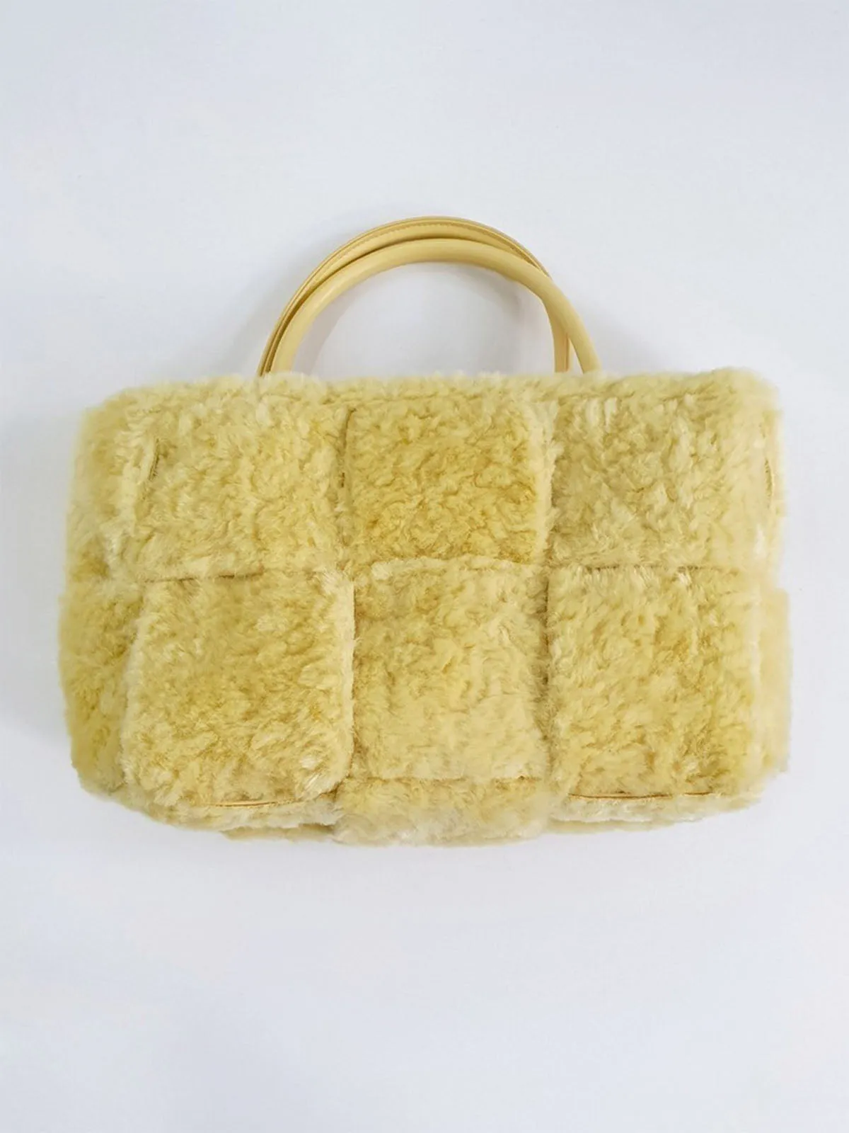 Large Capacity Plush Lamb Wool Tote Bag