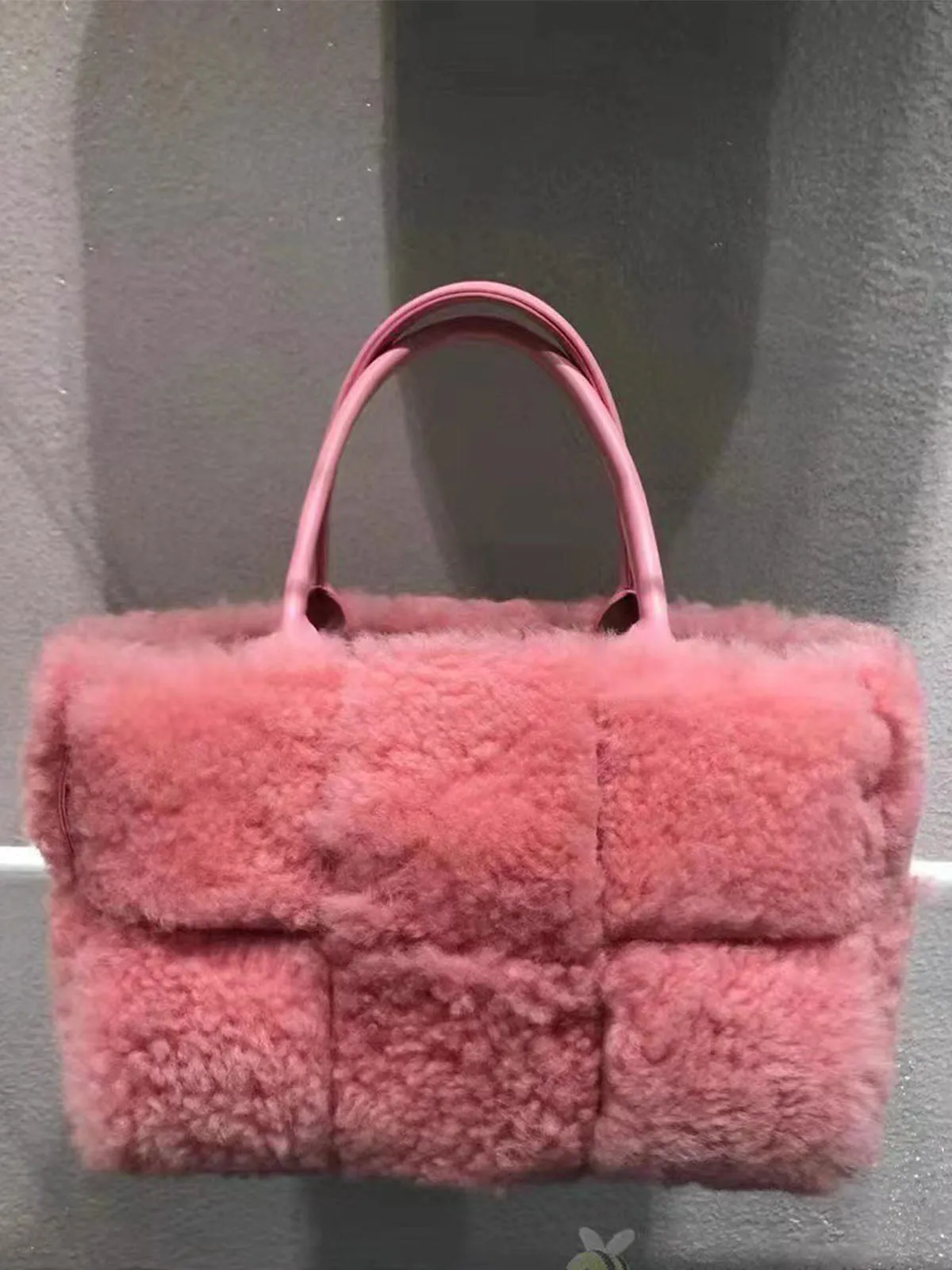 Large Capacity Plush Lamb Wool Tote Bag