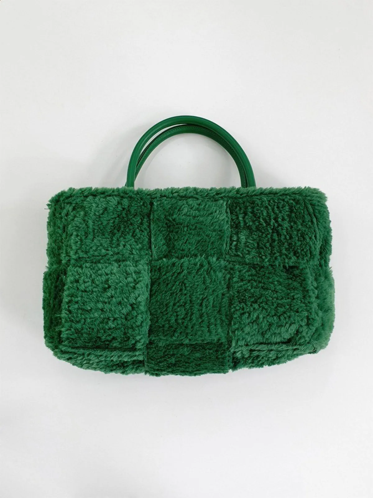 Large Capacity Plush Lamb Wool Tote Bag