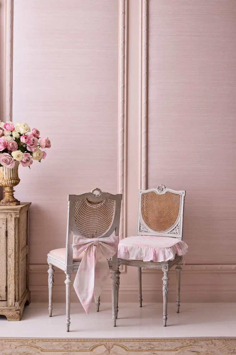 Linen Ruffle Seat Cushion