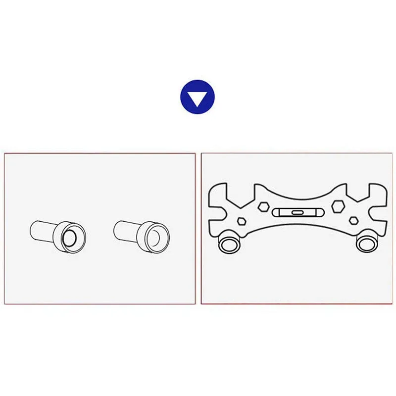 Multi-Angle & Hex Sizes Universal Faucet Leveling & Installation Wrench