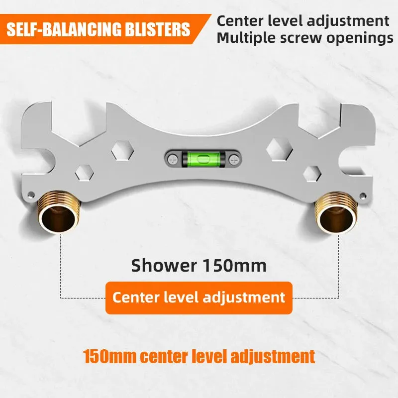 Multi-Angle & Hex Sizes Universal Faucet Leveling & Installation Wrench