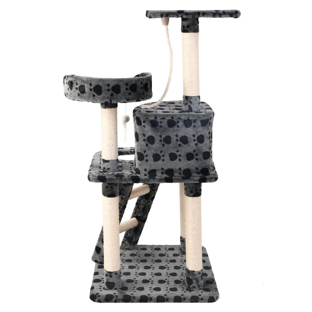 Pet Cat Tree 120cm Trees Scratching Post Scratcher Tower Condo House Furniture Wood 120cm