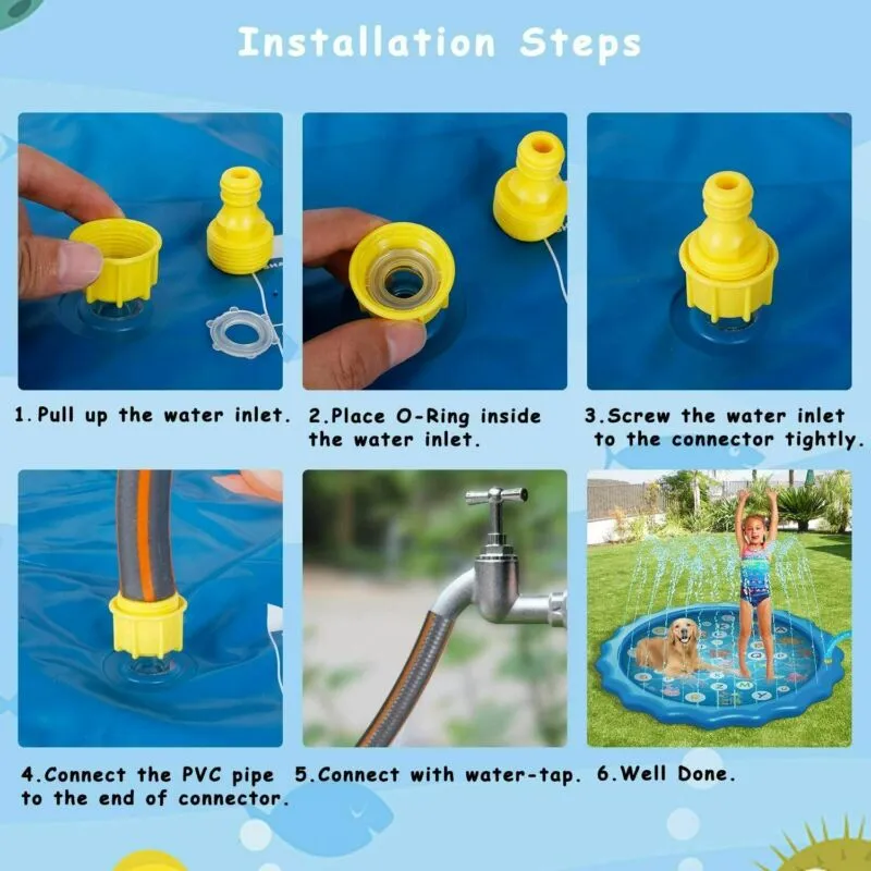 Pet Sprinkler Pool