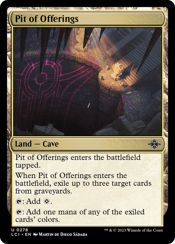 Pit of Offerings (LCI-278) - The Lost Caverns of Ixalan [Uncommon]