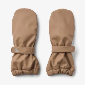 Rain Mittens Rily - hazel