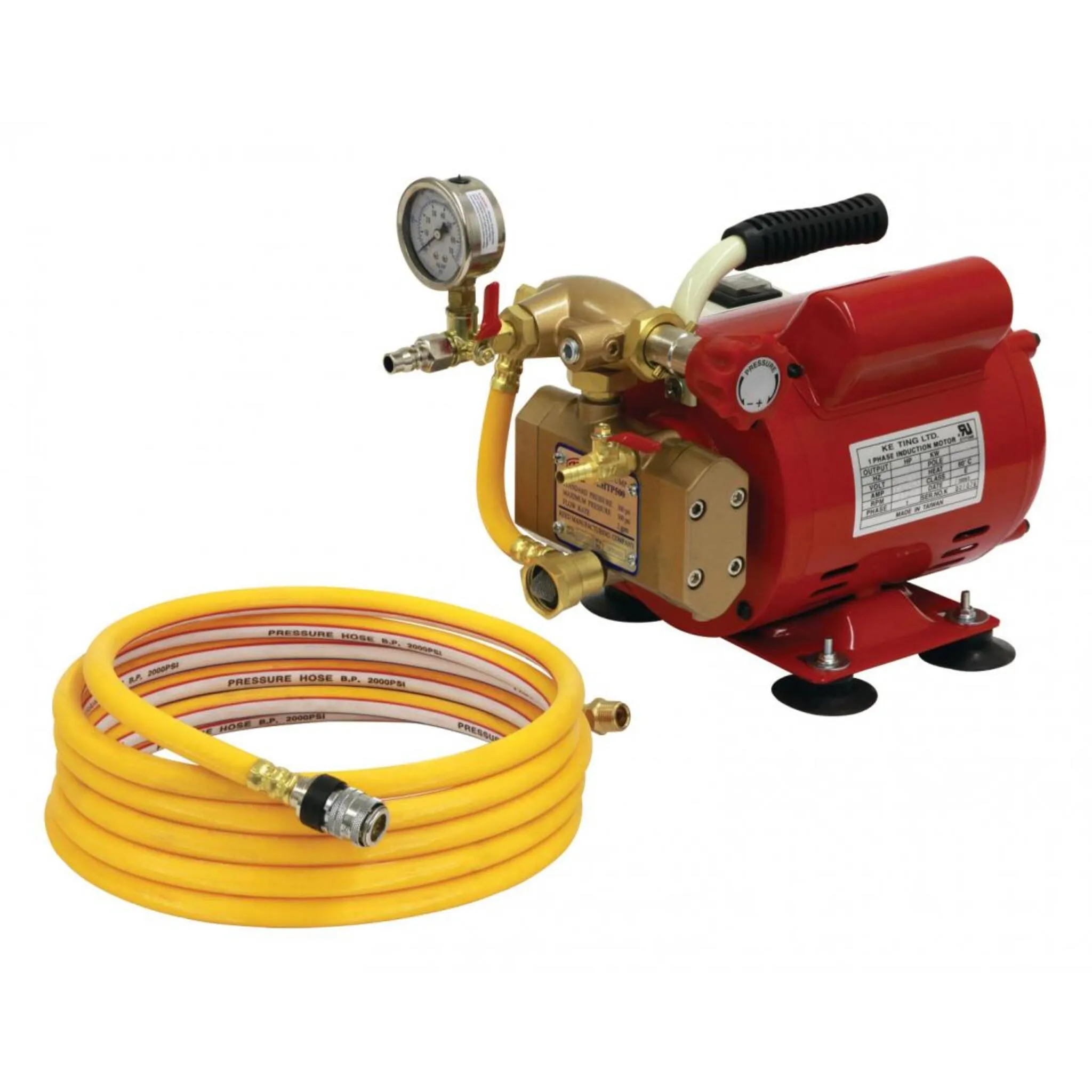 Reed EHTP Electric Hydrostatic Test Pump - Adjustable Pressure, Stainless Steel Piston, Ideal for Water Systems, Plumbing, Sprinklers, Durable & Easy