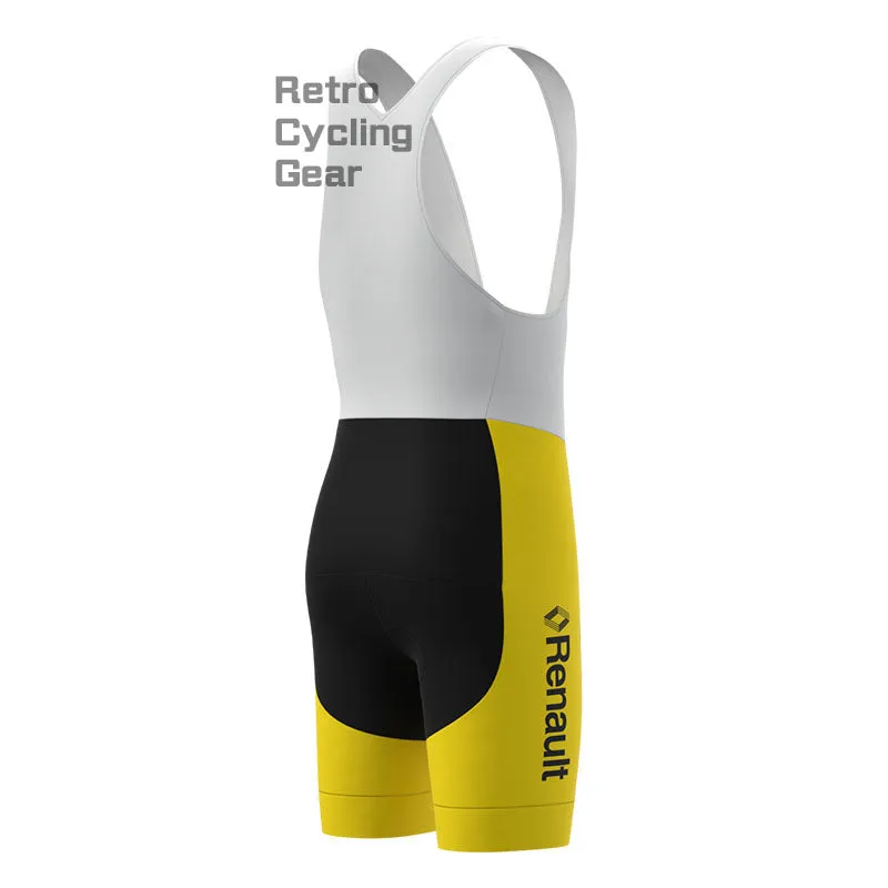 Renault Yellow Retro Cycling Shorts